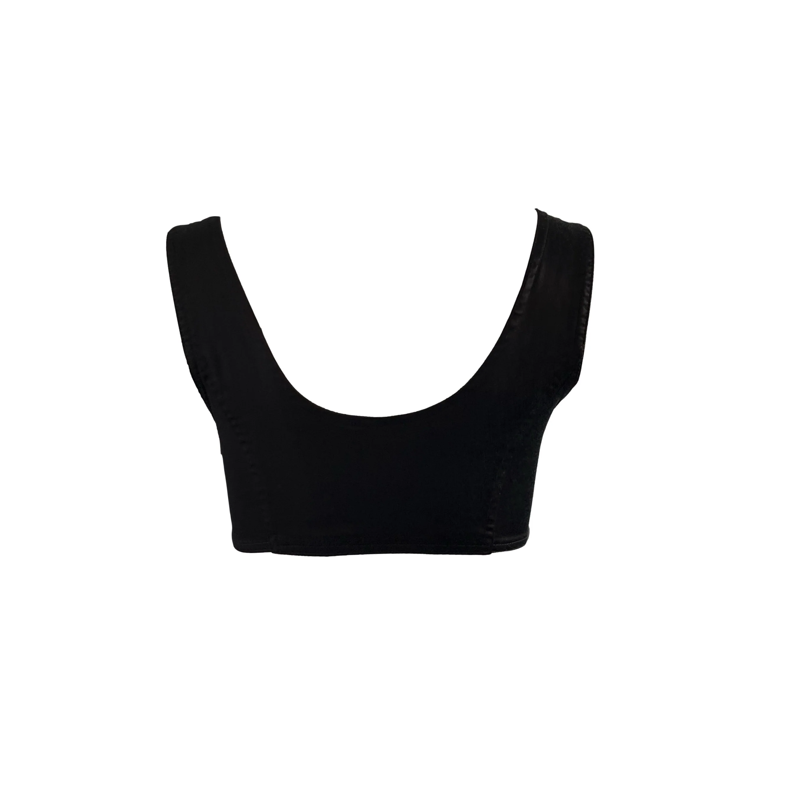 Versace Black Crop Top - Image 2