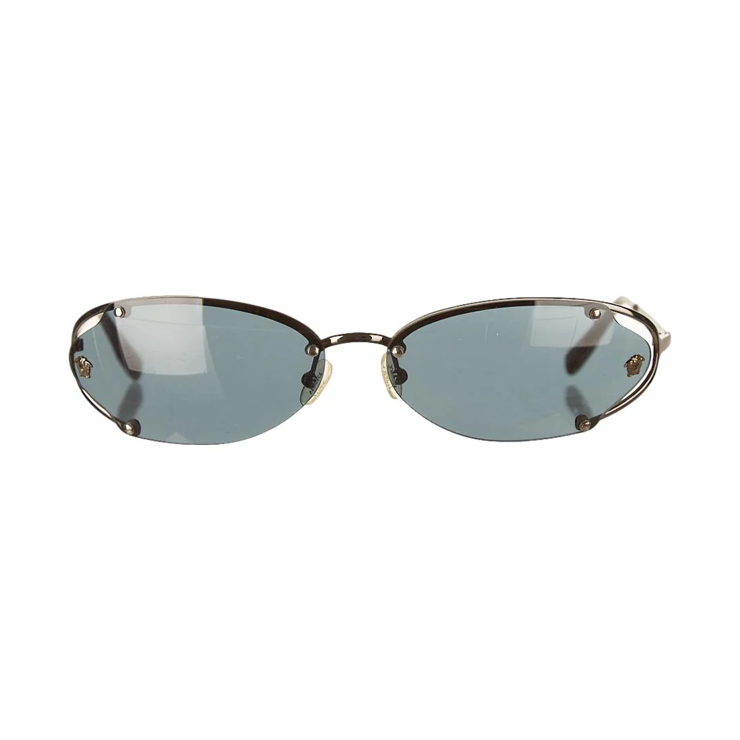 Versace Black Micro Medusa Sunglasses - Image 2