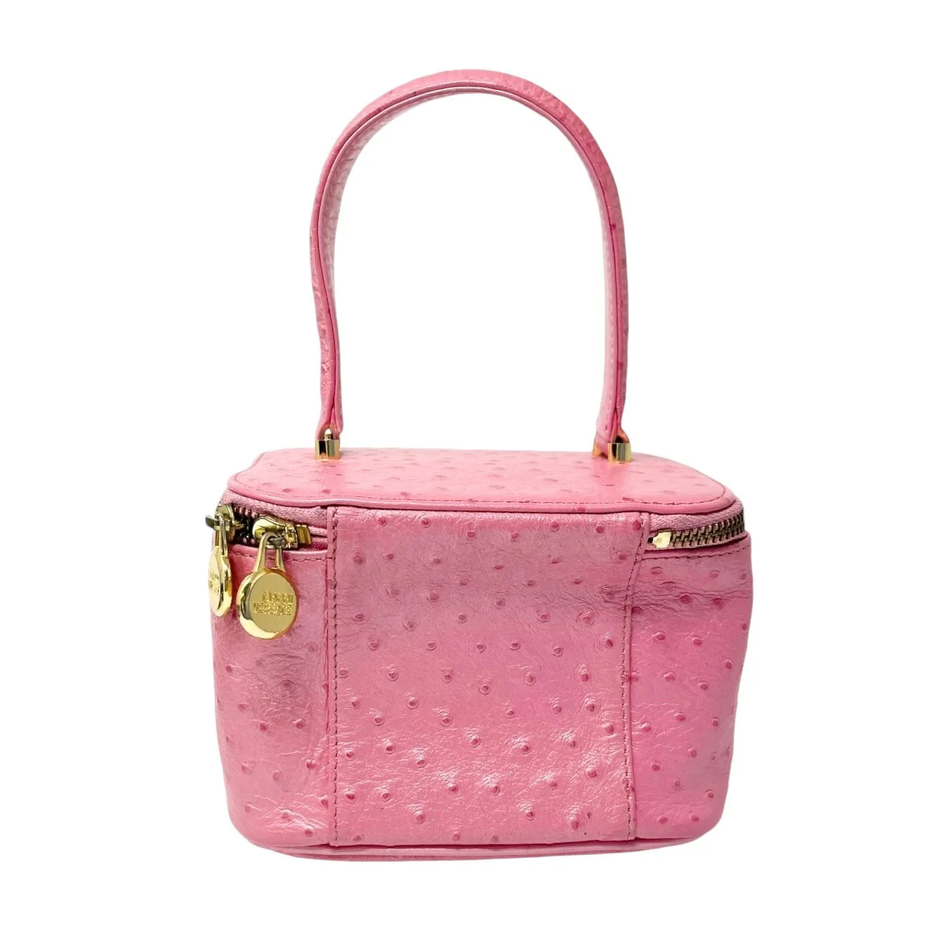 Versace Pink Logo Vanity Bag - Image 3