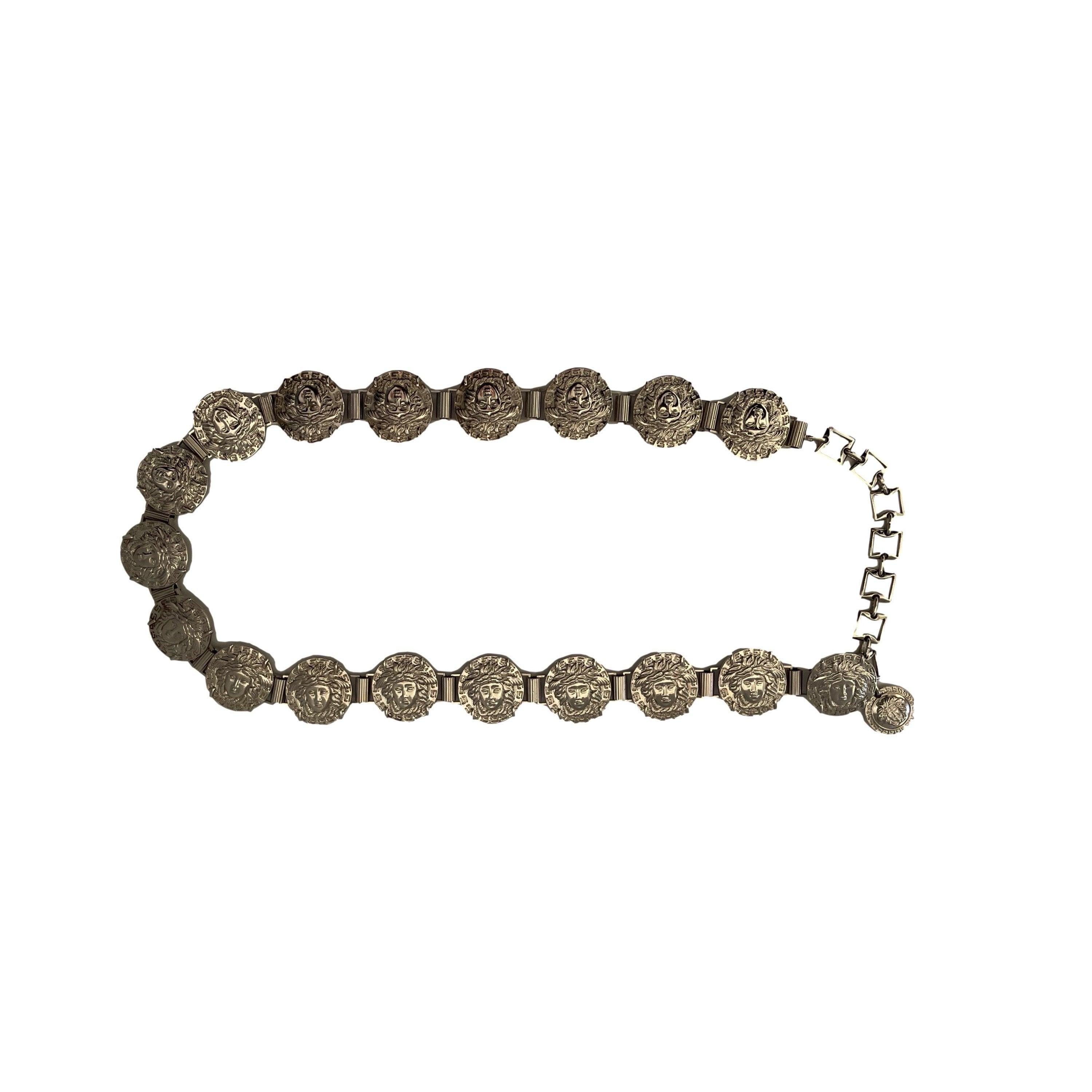 Versace Silver Charm Belt
