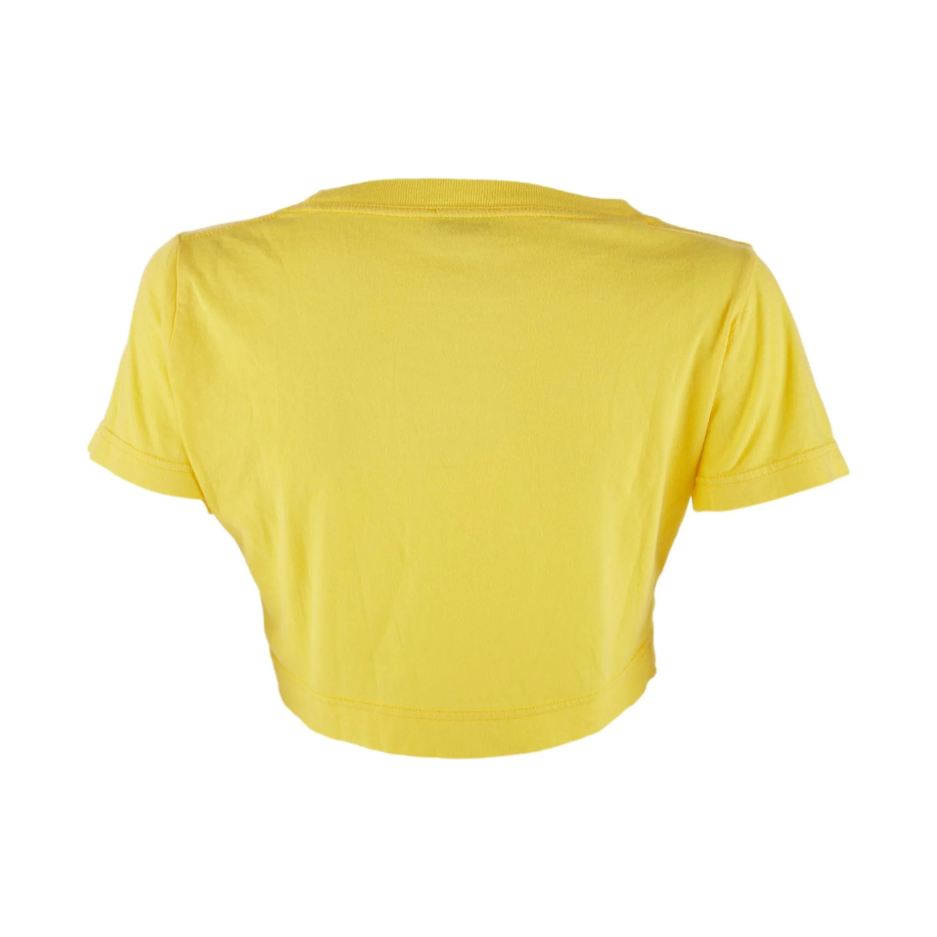 Versace Sport Yellow Logo Crop Top - Image 2