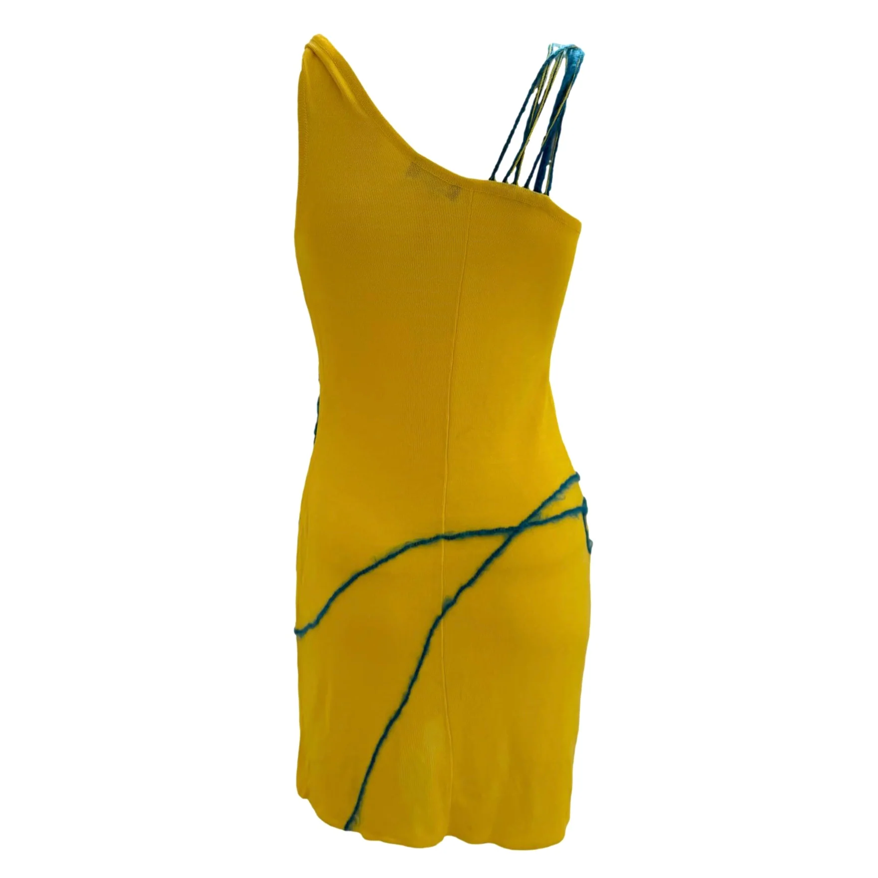Versace Yellow Mini Dress - Image 2