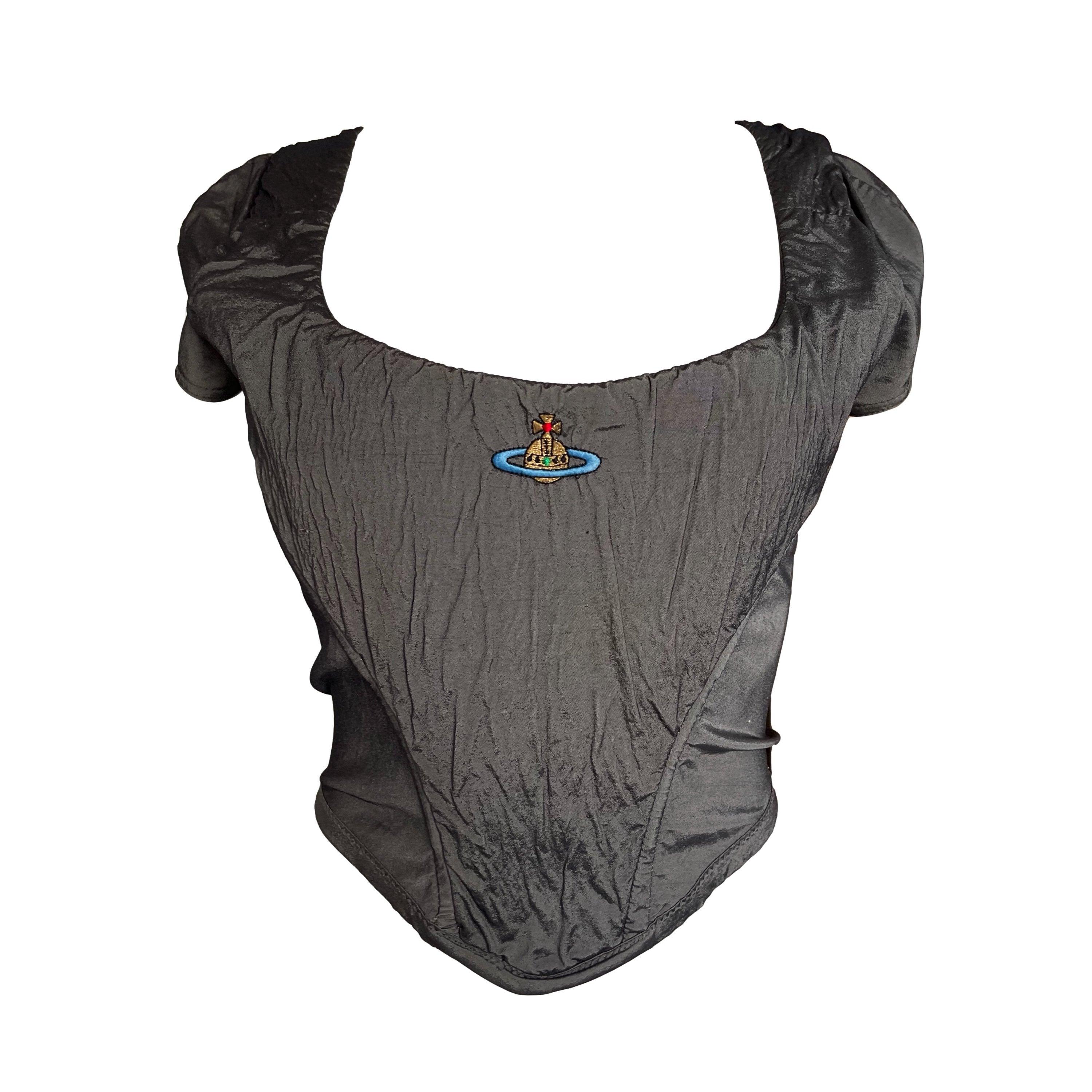 Vivienne Westwood Grey Logo Corset