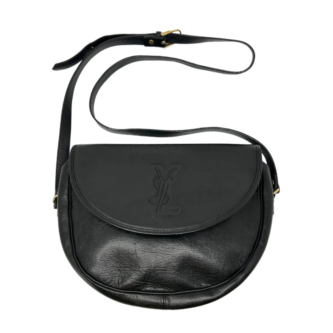 YSL Black Logo Crossbody