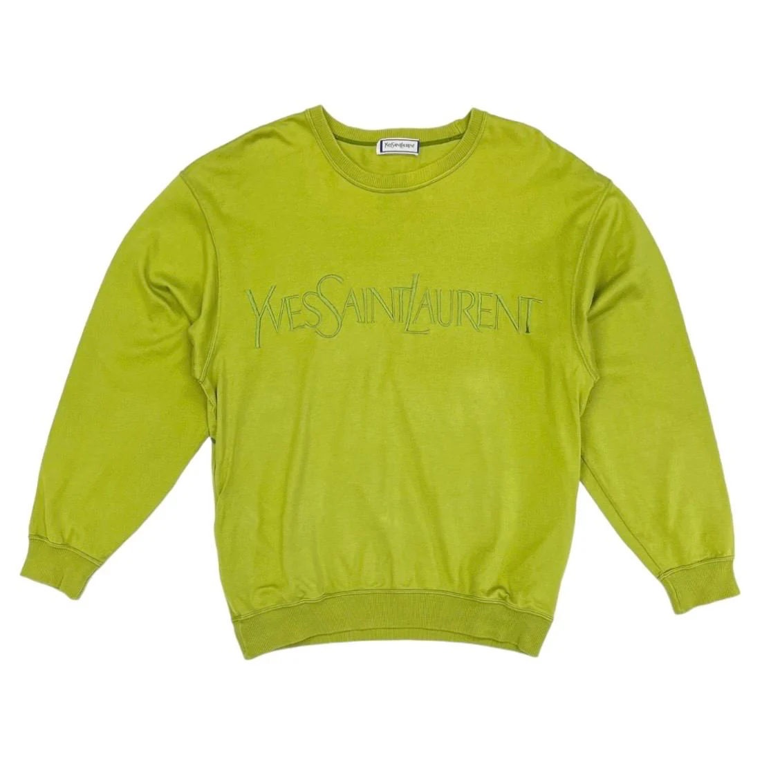 YSL Green Logo Sweatershirt