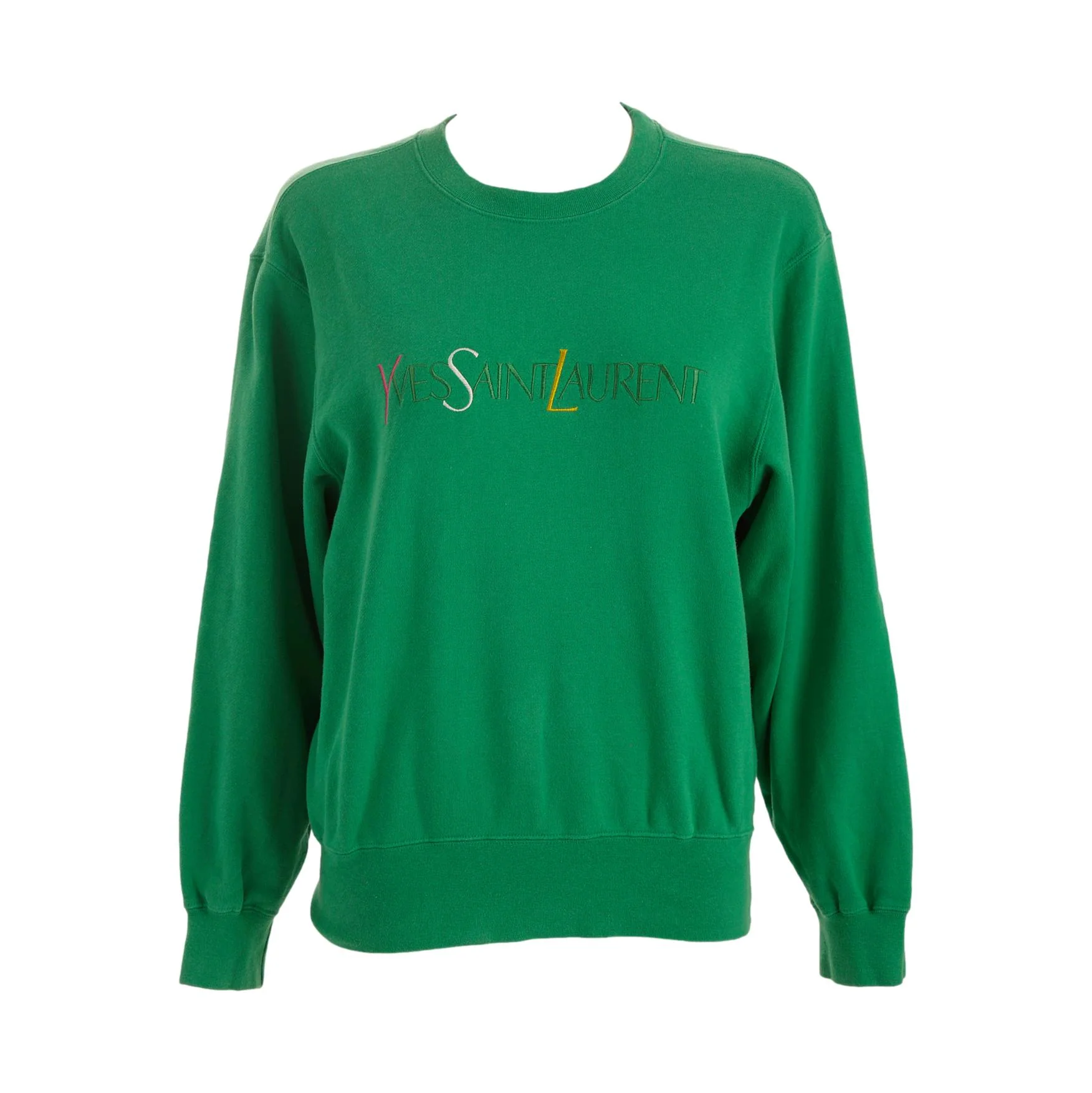 YSL Green Logo Sweatershirt